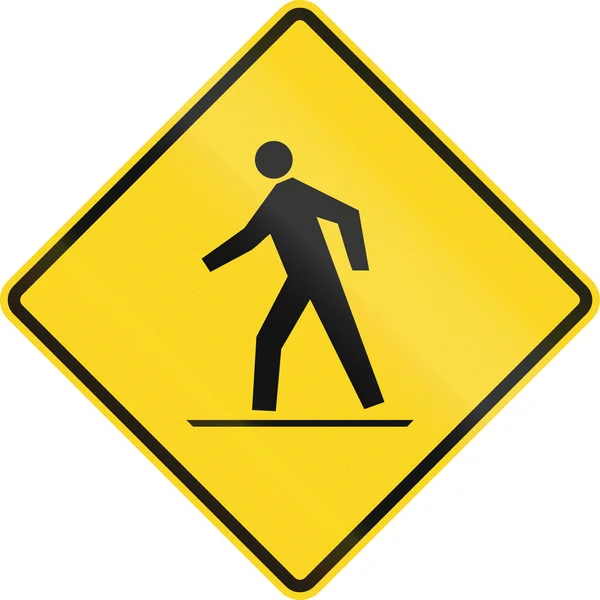 Pedestrian Crossing In Canada — Stock Photo, Image