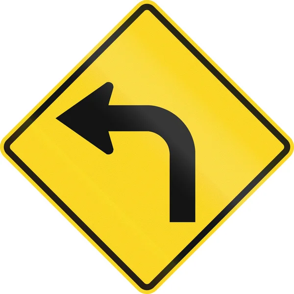 Curve Ahead In Canada — Stock Photo, Image