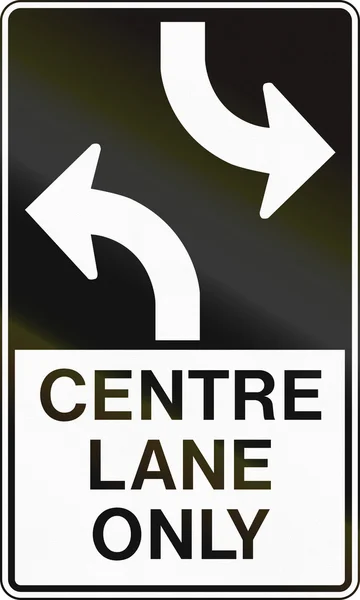 Centre Turning Lane en Canadá — Foto de Stock