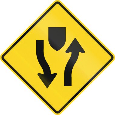 Kanada trafikte iki yol ile Merkezi rezerv