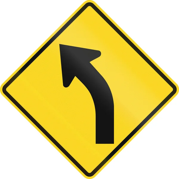 Curve Ahead In Canada — Stock Photo, Image