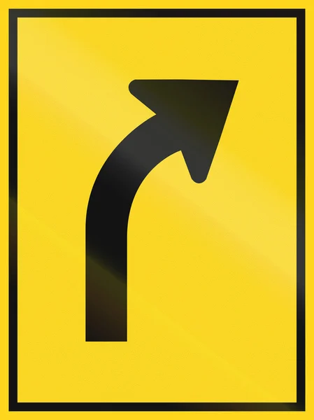 Lane Overview Sign in Canada — Stock Photo, Image