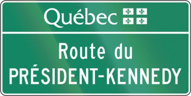 Quebec yol işareti Rehberi ve bilgi