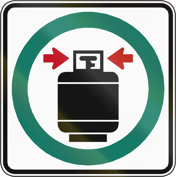 Close And Seal Gas Tanks in Canada — Stock Photo, Image