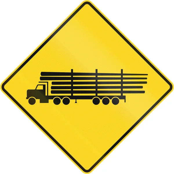 LKW-Überquerung in Kanada — Stockfoto