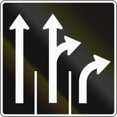 Kanada'da üç şerit