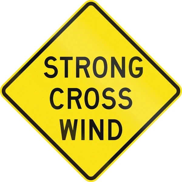 Silny wiatr krzyż w Australii — Zdjęcie stockowe
