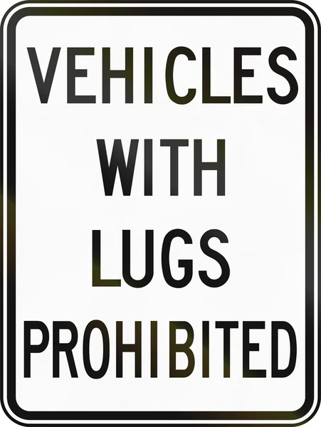 Veículos com Lugs proibidos no Canadá — Fotografia de Stock