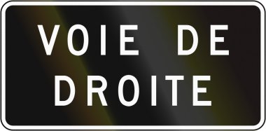 Sağ şeritte Kanada