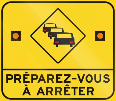 Durdurmak - trafik sıkışıklığı Fransız Kanada'da büyük olasılıkla hazırlamak