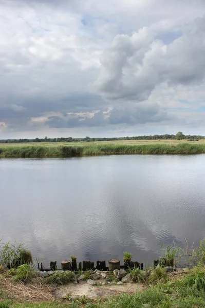 Den floden ryck i Mecklenburg-Vorpommern — Stockfoto