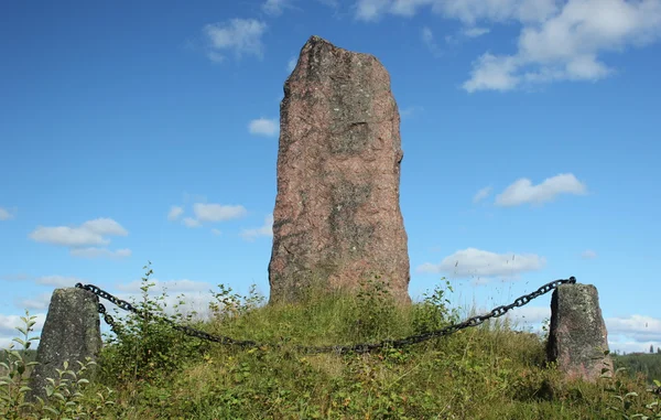 Standing Stone In Saelen — Stock Photo, Image