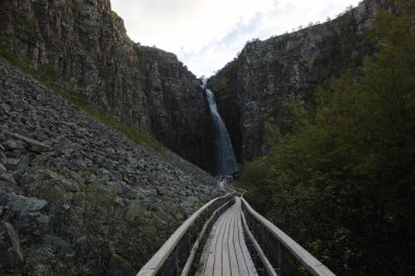 Njupeskar şelale Fulufjallet Milli Parkı