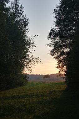 HDR tarzı görüntü Varmland alacakaranlıkta