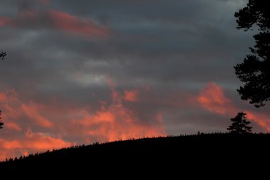 İsveç'te günbatımı