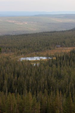 Fulufjaellet üzerinden görünüm