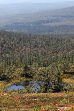 Hoegfjaellet dağ gölü