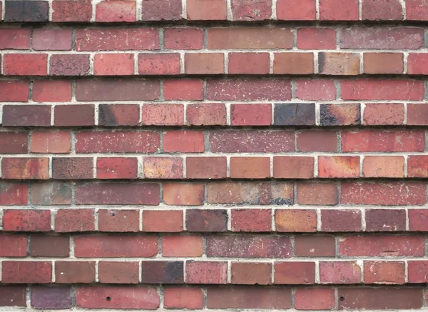 Textura de tijolo vermelho em camadas — Fotografia de Stock