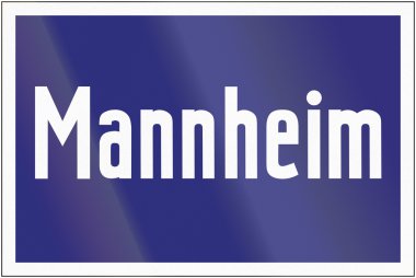 Otoyol çıkış Mannheim