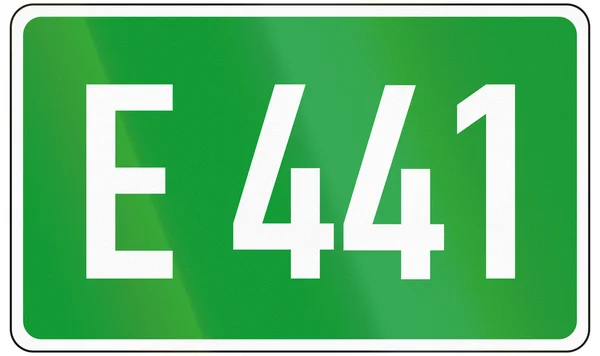 European Road 441 — Stock Photo, Image