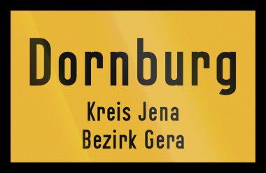 Şehir işareti Dornburg