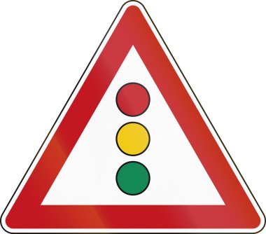 Alman işareti uyarı trafik ışıkları hakkında