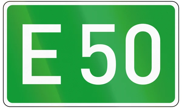 欧洲道路 50 — 图库照片