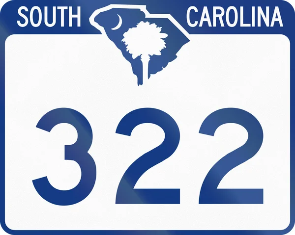 State Route Shield Carolina del Sud — Foto Stock