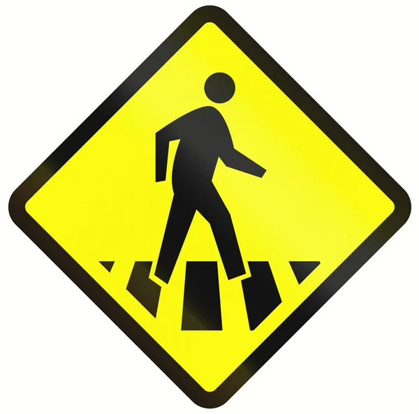 Pedestrian Crossing In Indonesia — Stock Photo, Image