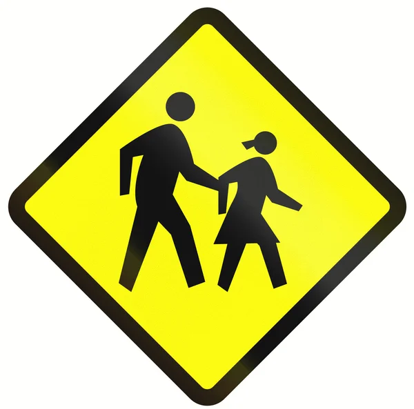 School Zone In Indonesië — Stockfoto