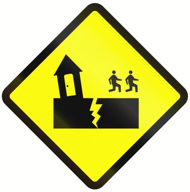 Earthquake Danger Zone In Indonesia clipart