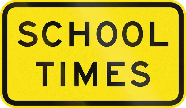 School Times в Австралии — стоковое фото