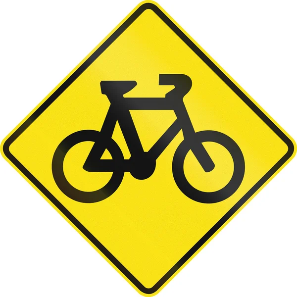 Bicycle Crossing In Australia — Stock Photo, Image