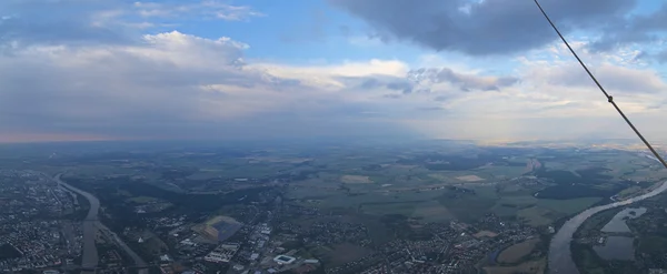 Panoramautsikt över Magdeburg nordväst — Stockfoto