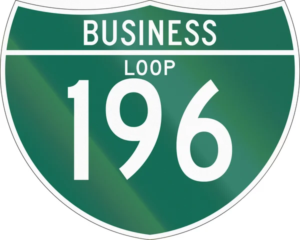 Escudo de bucle de negocios interestatal utilizado en los EE.UU. — Foto de Stock