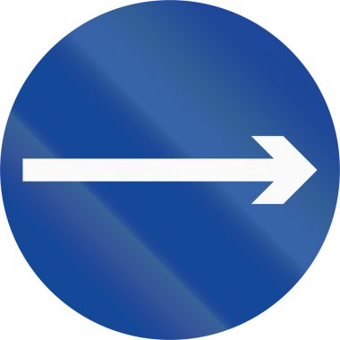 Yılında Filipinler - yön için takip edilmelidir - devam hakkı sadece yol işaret