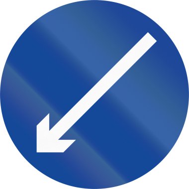 Filipinler - tutmak sol yol işareti