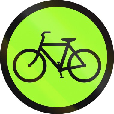 Yol işaret kapısı Türkiye - Bisiklet