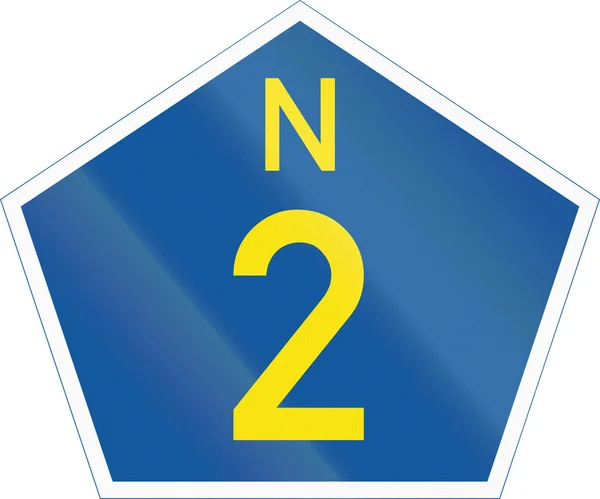 South Africa National Route sign - N2 — Zdjęcie stockowe