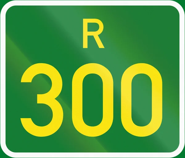 Südafrika regionaler route schild - r300 — Stockfoto