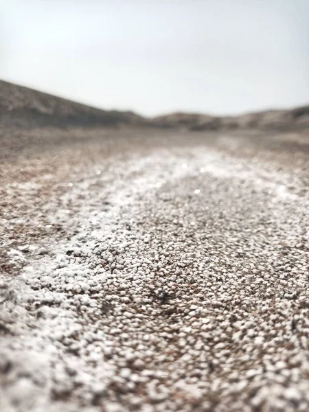 Close Salt Crystals Sea — Stock Photo, Image