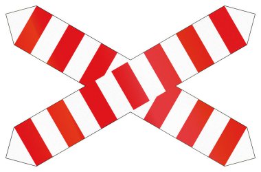 Gürcistan 'da yol işareti - Seviye sınırı.