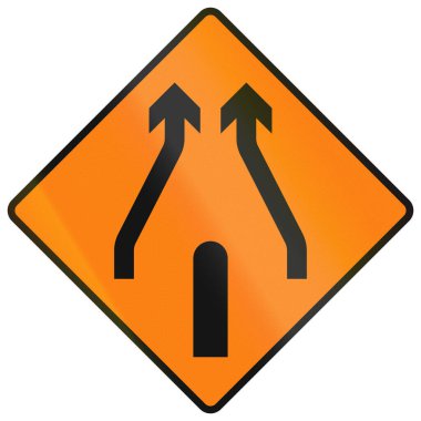 İrlanda 'da geçici uyarı levhası kullanıldı - Yollar Arası Engellemenin Sonu.