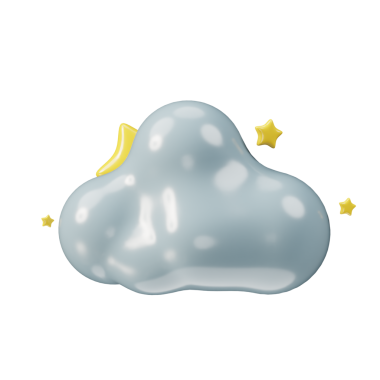 Dekor, marka veya görsel içerik için uygun yıldızlarla dolu parlak metalik bulut süsü.