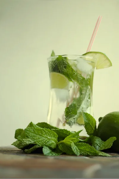 Mojito drink with ice — Stock Photo, Image