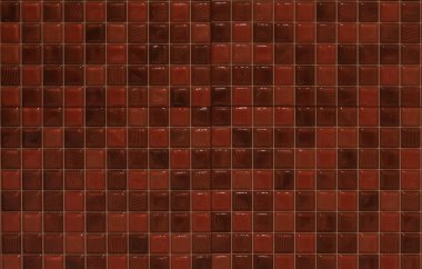 Kırmızı mozaik karolar