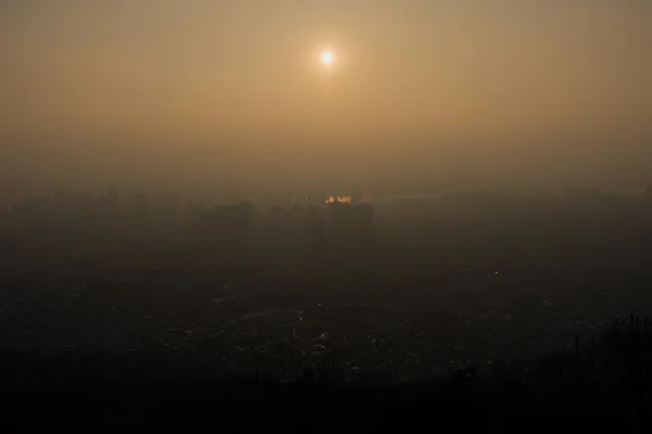 韓国ソウル韓国の夕日 — ストック写真