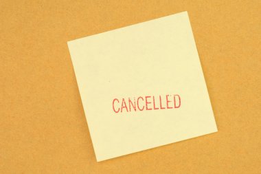 Bu Not sarı yazı üzerine damgası iptal.