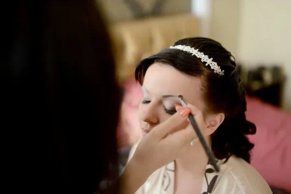 Maquillaje de boda para novia — Foto de Stock