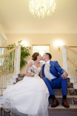 güzel gelin ve yakışıklı damat